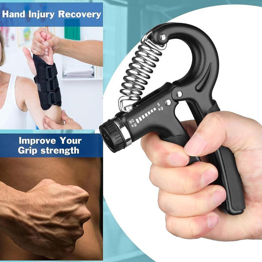 Adjustable Hand Gripper – Forearm and Wrist Strengthener (10kg to 60kg Resistance)